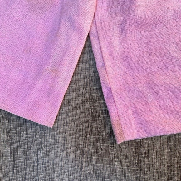 Vintage 1970s Pants Infant Size 18 Months Pink Eyelet Pockets Pull On Retro - Picture 5 of 10